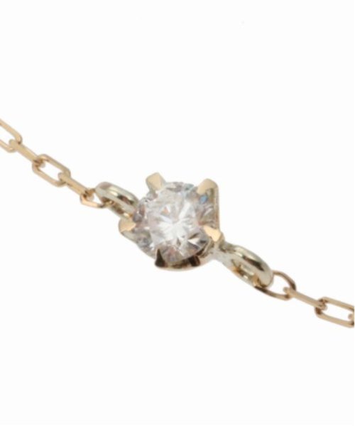0 05ct 1粒ダイヤブレスレット K10 リラ バイ スピックアンドスパン Lilas By Spick Span D Fashion 0 05ct 1粒ダイヤブレスレット K10 リラ バイ スピックアンドスパン Lilas By Spick Span D Fashion
