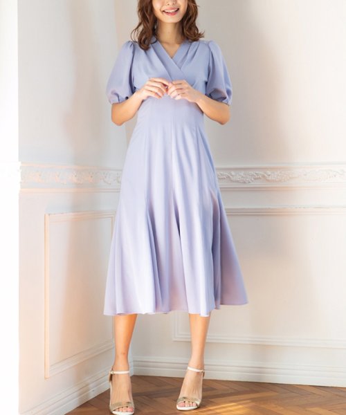 セール 50 Off カシュクールフレアワンピース コケットアンナ Coquette Anna D Fashion