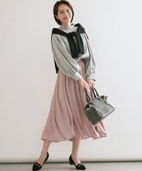 21新作 Ss レイヤード プチハイネックボリューム袖ブラウス リジュール Rejoule D Fashion 21新作 Ss レイヤード プチハイネックボリューム袖ブラウス リジュール Rejoule D Fashion