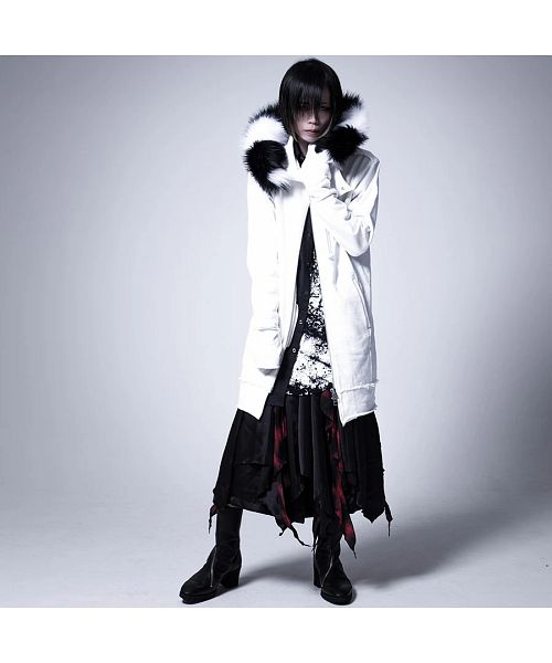 CIVARIZE【シヴァーライズ】デザインZIPロングシャツ(503786504 