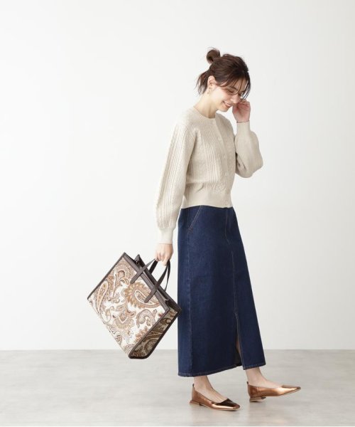 タイトマキシデニムスカート エヌナチュラルビューティベーシック N Natural Beauty Basic D Fashion タイトマキシデニムスカート エヌナチュラルビューティベーシック N Natural Beauty Basic D Fashion