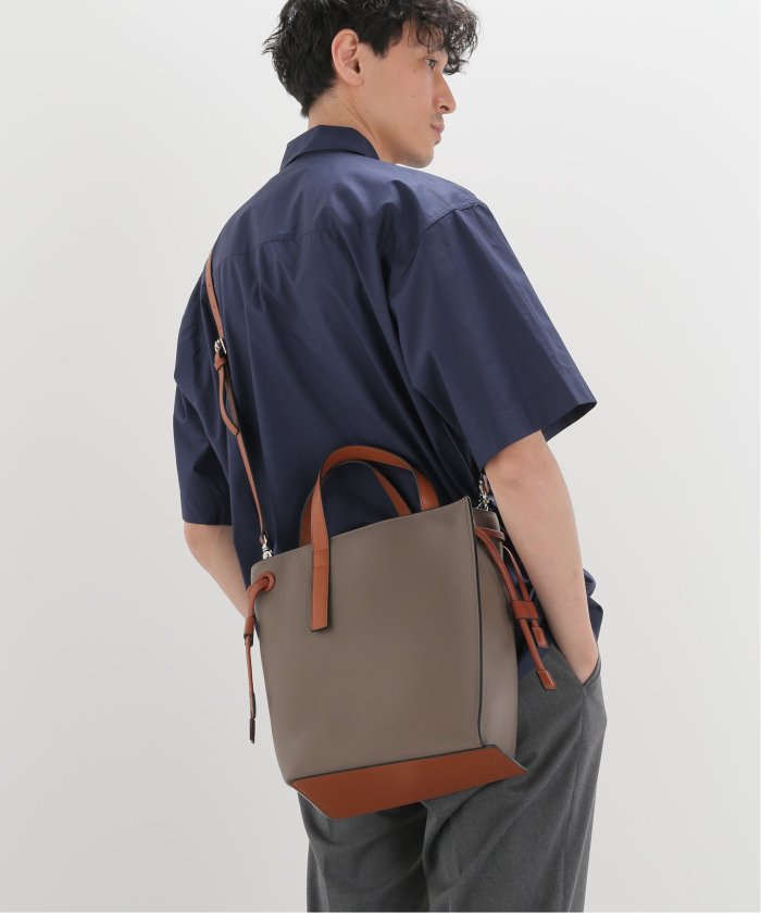 the dilettante / ザ ディレッタント】ASHMMETRY TOTE レザー