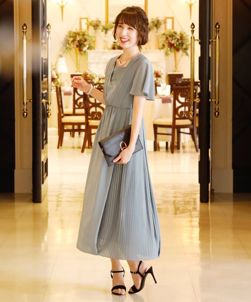 クーポン プリーツロングワンピース ロングスカート 結婚式ワンピース 二次会 謝恩会 セレモニー大きいサイズ対応フォーマルパーティードレス プールヴー Pourvous D Fashion クーポン プリーツロングワンピース ロングスカート 結婚式ワンピース 二次会 謝恩会 セレモニー大きいサイズ対応フォーマルパーティードレス プールヴー Pourvous D Fashion