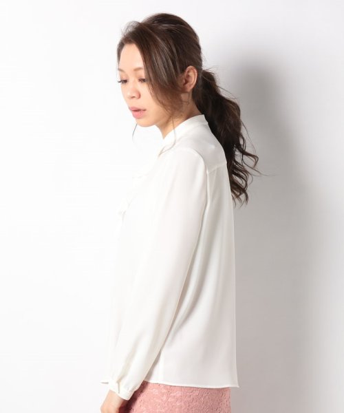 フリルシフォンブラウス レリアン Leilian D Fashion フリルシフォンブラウス レリアン Leilian D Fashion