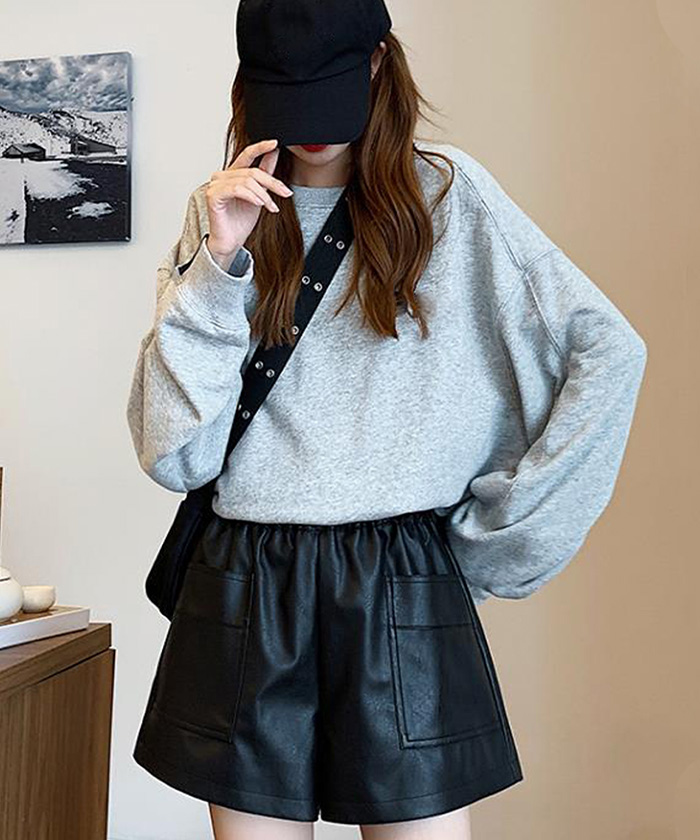 セール】レザー ショートパンツ レディース(503797523
