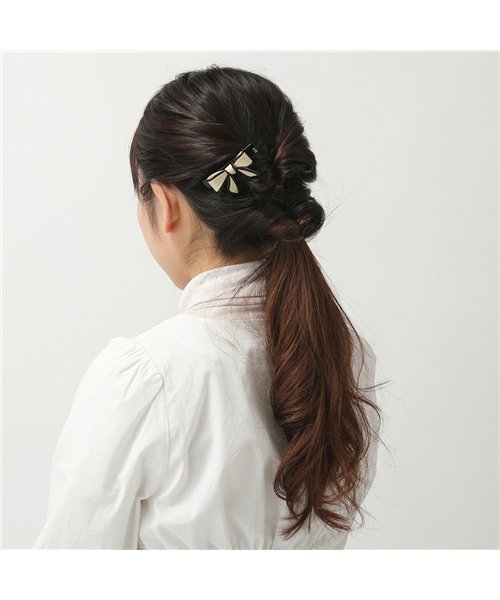 セール Off Alexandre De Paris アレクサンドル ドゥ パリ 6 126 03 バレッタ 髪留め ヘアーアクセサリー リボン X Noir レデ アレクサンドル ドゥ パリ Alexandre De Paris D Fashion