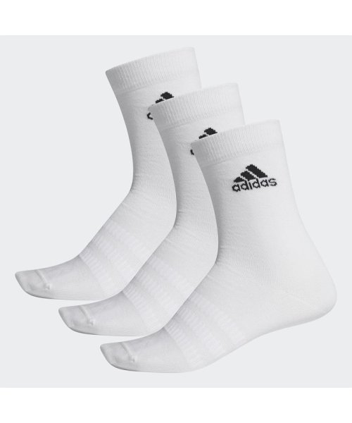 クルーソックス ３足組 / Crew Socks 3 Pairs(503760528) | アディダス(adidas) - d fashion