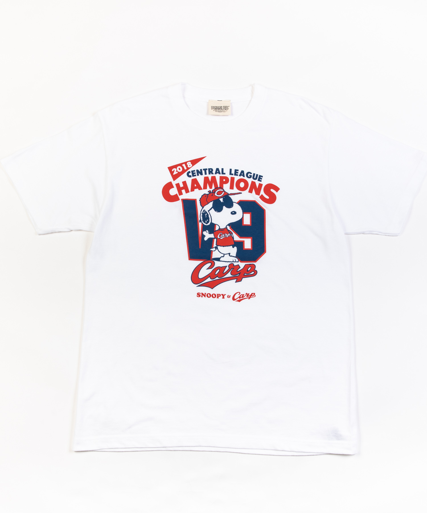 広島東洋カープ グッズ コラボ スヌーピー Tシャツ 半袖 Carp プリント