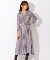 オリジナルレトロストライプワンピース レディアゼル Redyazel D Fashion