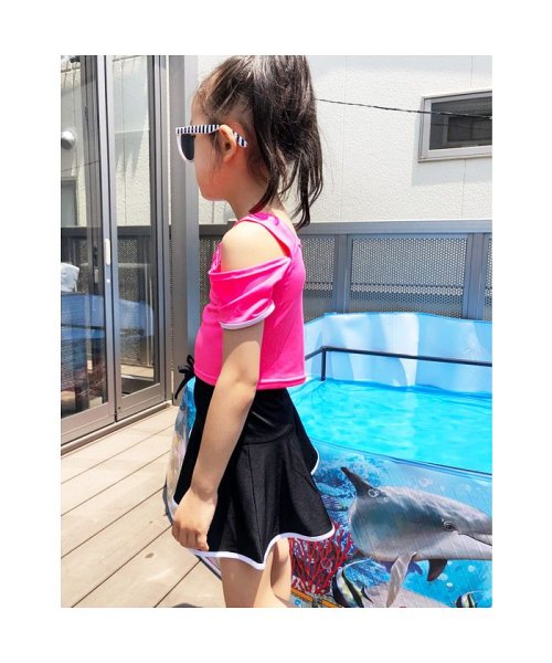 930 08 09 キッズ 水着 子供用 女の子 ラッシュガード 女児上下セット スカート付きパンツ ジーオン Zi On D Fashion 930 08 09 キッズ 水着 子供用 女の子 ラッシュガード 女児上下セット スカート付きパンツ ジーオン Zi On D Fashion