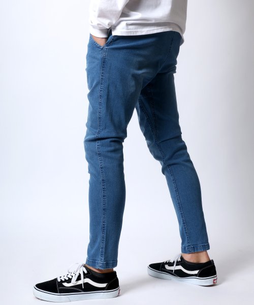 クーポン】【セール30%OFF】【Lazar】GERRY/ジェリー デニム ツイル クライミング スキニーパンツ/ジョガーパンツ(503785078) | ラザル(LAZAR) - d fashion クーポン】【セール30%OFF】【Lazar】GERRY/ジェリー デニム ツイル クライミング スキニーパンツ/ジョガーパンツ(503785078) | ラザル(LAZAR) - d fashion
