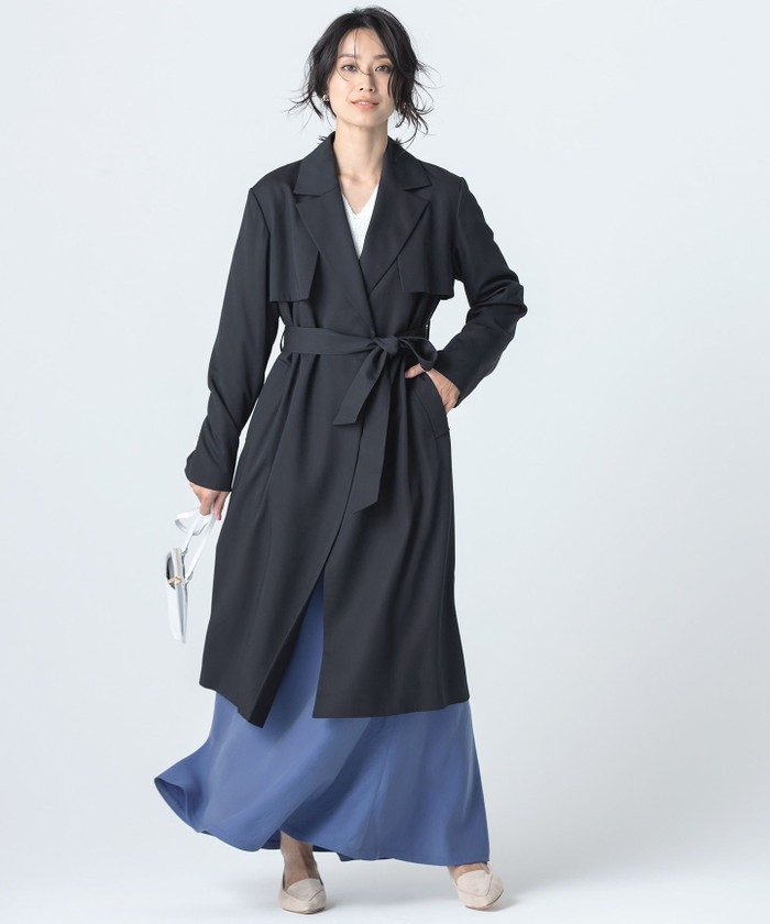 セール 70%OFF】テンセルサテンギャバ フレア スカート