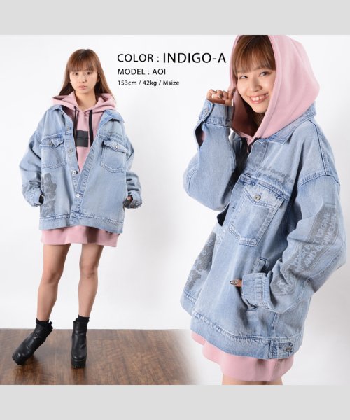 セール ビッグシルエット デニムジャケット メンズ デニムジャケット レディース ビッグ Gジャン ゆったり ジージャン 大きめ オーバーサイズ デニム ジャケット ビ ワンフォークロージング 1111clothing D Fashion