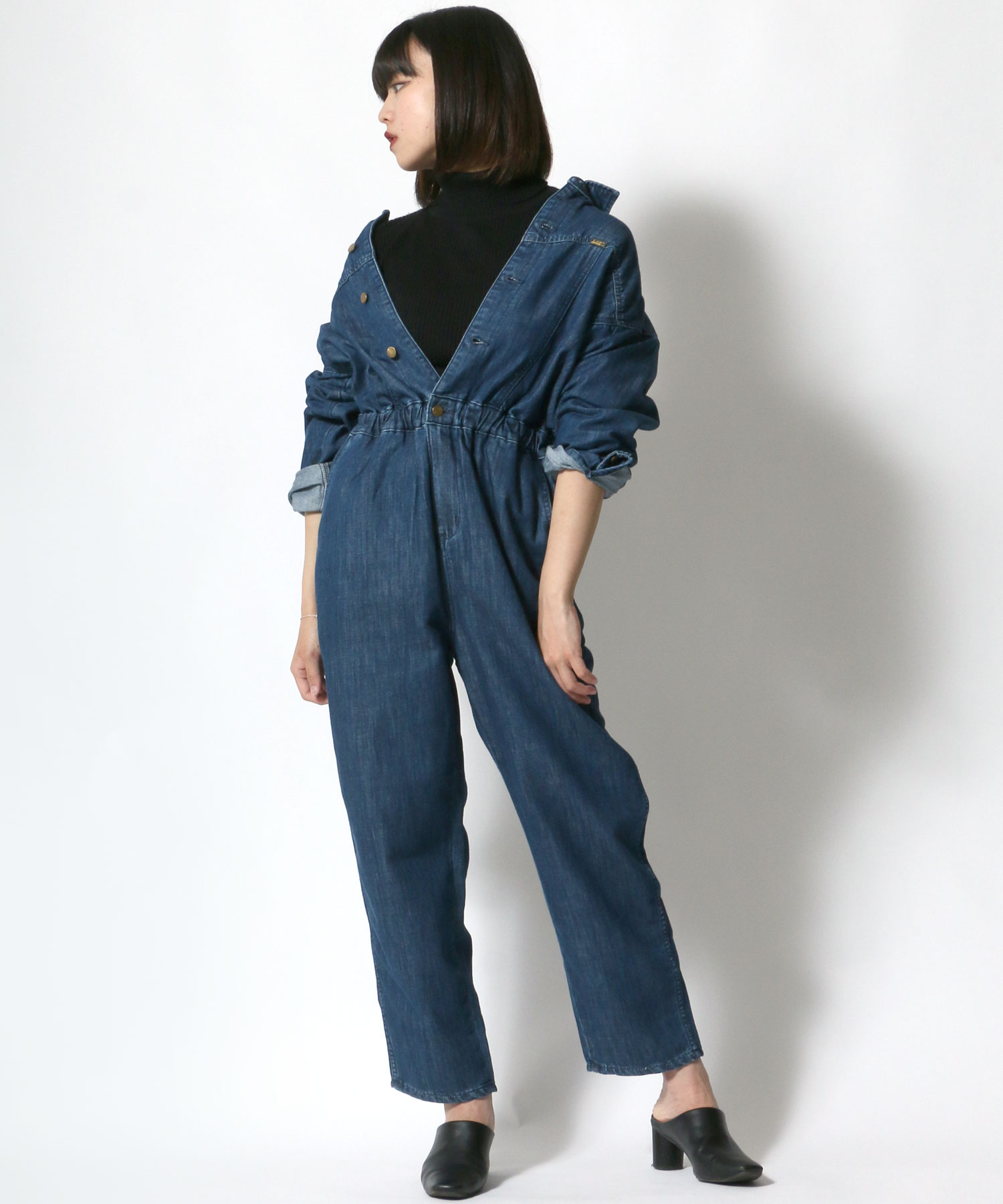 Salong hameu】Lee◇JUMP SUITS/デニムつなぎ ジャンプスーツ