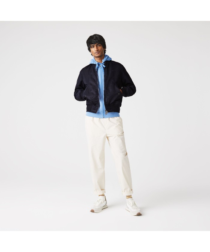 LACOSTE ラコステ リバーシブル ボンバージャケット クーポン】【セール 50%OFF】ラコステ LACOSTE リバーシブル