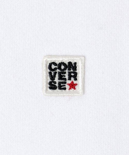 クーポン セール10 Off Salong Hameu Converse ミニワッペン ビッグシルエット カットオフスウェット Salong Hameu Salong Hameu D Fashion