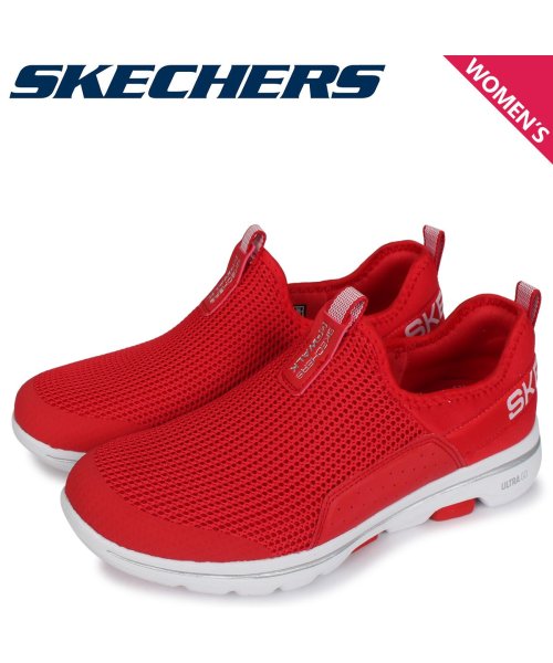 スケッチャーズ Skechers ゴーウォーク 5 スニーカー スリッポン レディース Go Walk 5 Sovereign レッド スケッチャーズ Skechers D Fashion