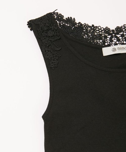 Web限定 バックレースインナータンクトップ ナノ ユニバース Nano Universe D Fashion Web限定 バックレースインナータンクトップ ナノ ユニバース Nano Universe D Fashion