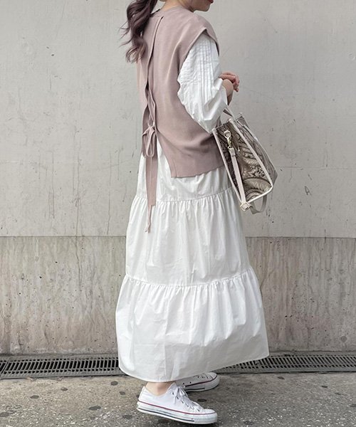 セール Web限定fsサイズ バックティアードワンピース ビス Vis D Fashion セール Web限定fsサイズ バックティアードワンピース ビス Vis D Fashion