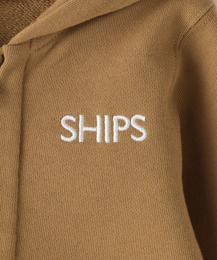 セール】SHIPS KIDS:ロゴ フード ジップ パーカー(80～90cm)(503822983