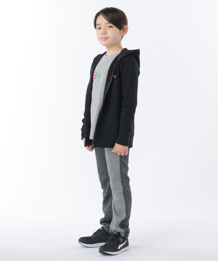 セール】SHIPS KIDS:ロゴ フード ジップ パーカー(145~160cm