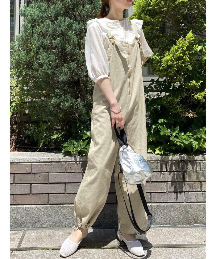 Lee（リー）の「【Lee/リー】フロントZIPサロペット（サロペット