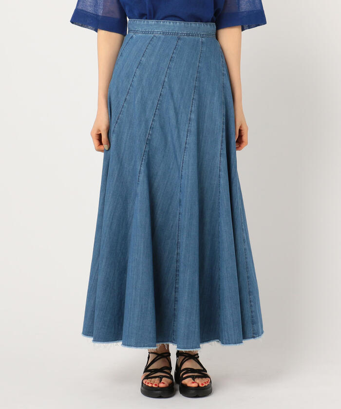 セール 30%OFF】【YANUK/ヤヌーク】Escargot デニムスカート