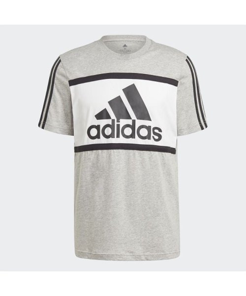 セール エッセンシャルズ ロゴ カラーブロック Tシャツ Essentials Logo Colorblock Tee アディダス Adidas D Fashion