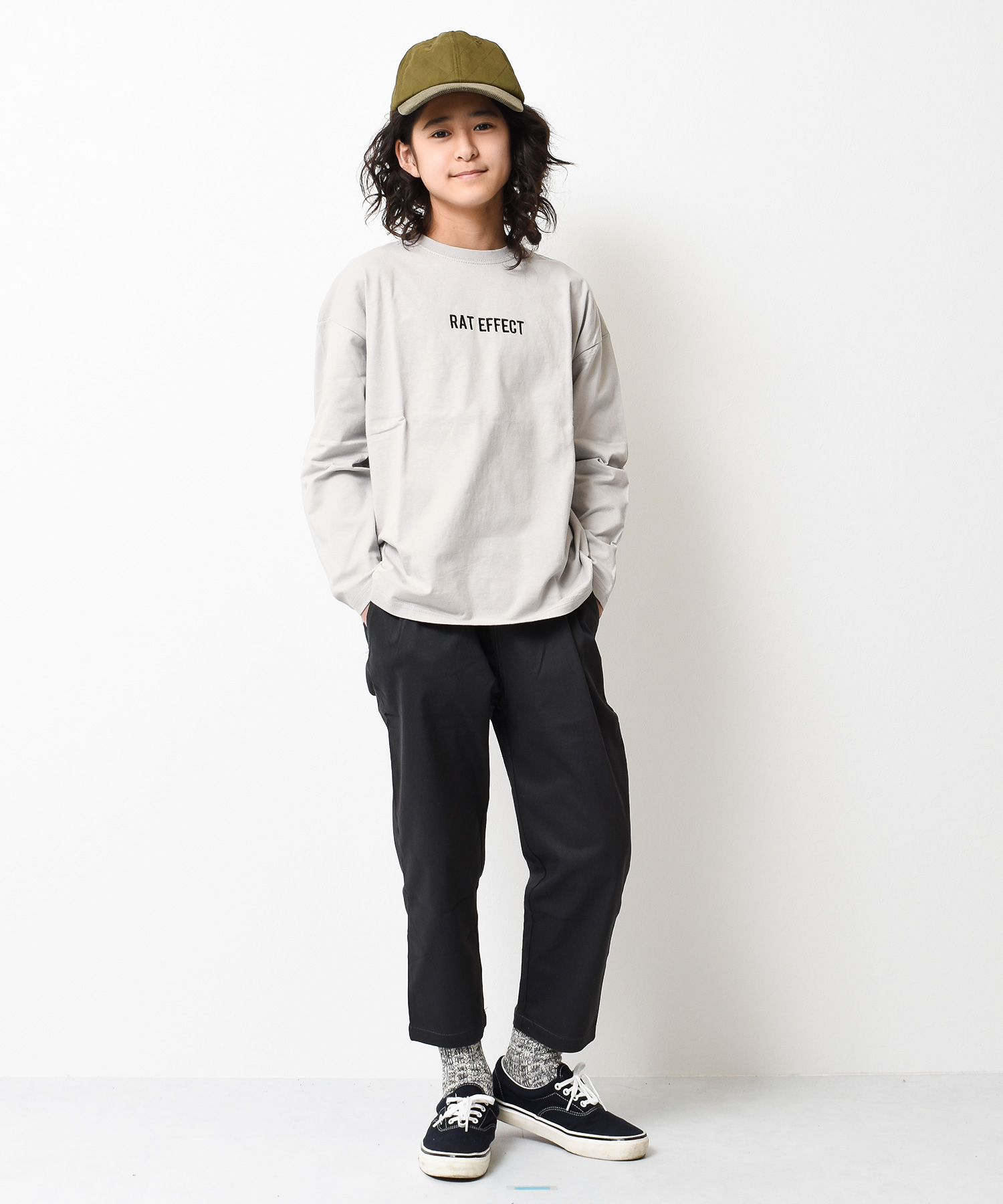 在庫処分セール テ ラット エフェクト RAT EFFECT グラデーションプリントロングT トップス