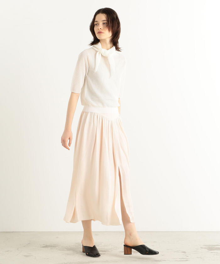 セール 50%OFF】ペーパーレース スカーフネックプルオーバー