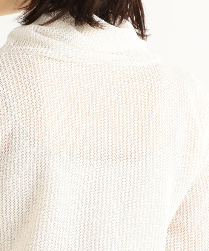 セール 50%OFF】ペーパーレース スカーフネックプルオーバー