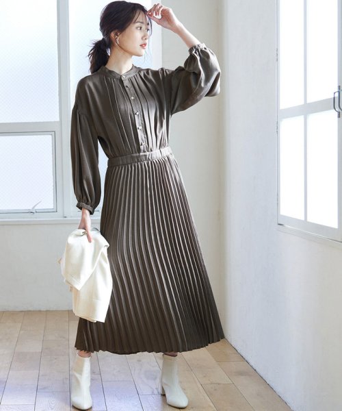 Marisol Online 美女組akaneさんコラボ ハイネック釦ワンピース ロペピクニック Rope Picnic D Fashion Marisol Online 美女組akaneさんコラボ ハイネック釦ワンピース ロペピクニック Rope Picnic D Fashion