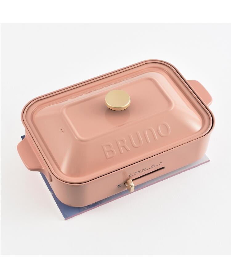 BRUNO コンパクトホットプレート 限定色 ペールピンク - キッチン/食器