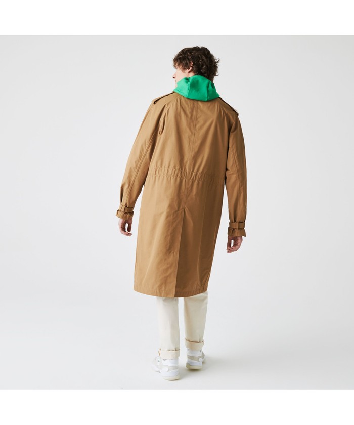 セール】ラコステ LACOSTE エポーレット付きステンカラーコート