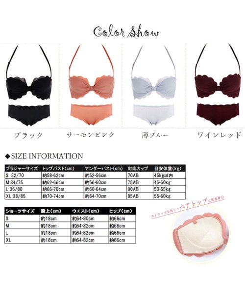 セール Off ノンワイヤー ランジェリーセット 可愛い ブラジャーショーツセット バッククロス 盛れる 勝負下着 セットアップ ブラショーツ 谷間 ミニミニストア Miniministore D Fashion