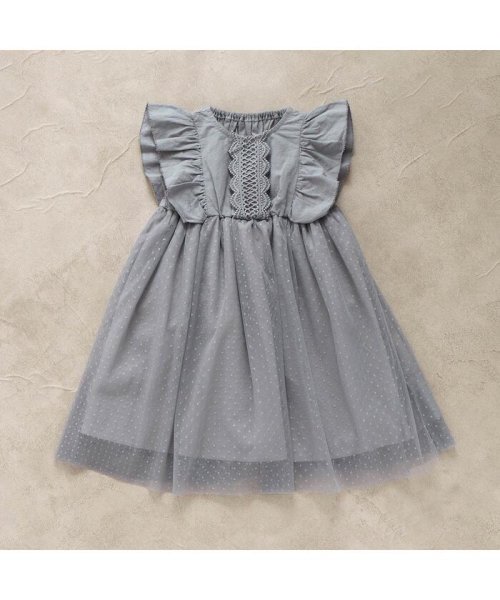 Web限定 ドットチュール切替ワンピース アプレレクール Apres Les Cours D Fashion