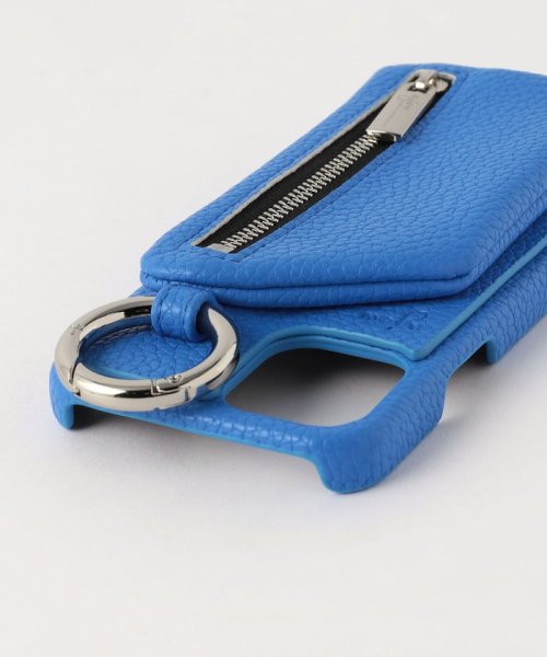 ＜AJEW＞CADENAS ジップ ストラップ iPhone 12/12 Proケース ∴