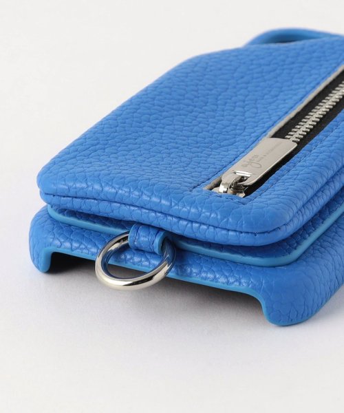 ＜AJEW＞CADENAS ジップ ストラップ iPhone 12/12 Proケース ∴