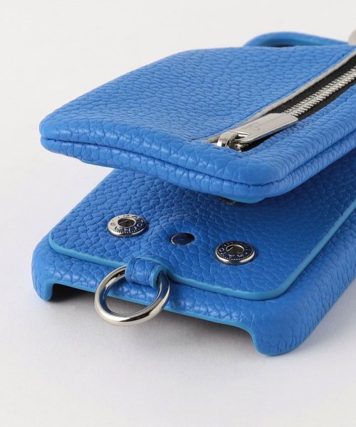 ＜AJEW＞CADENAS ジップ ストラップ iPhone 12/12 Proケース ∴