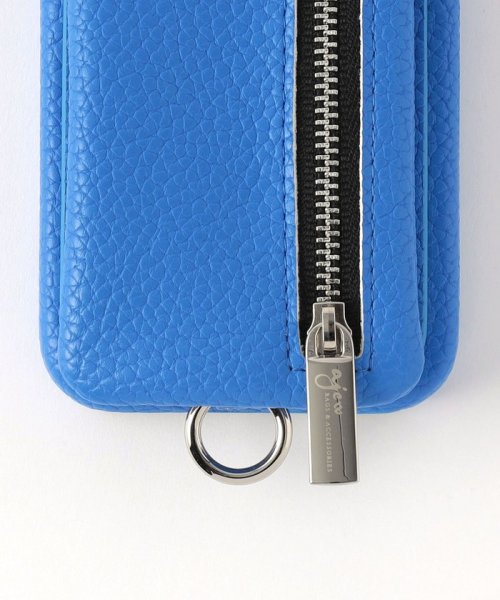 ＜AJEW＞CADENAS ジップ ストラップ iPhone 12/12 Proケース ∴