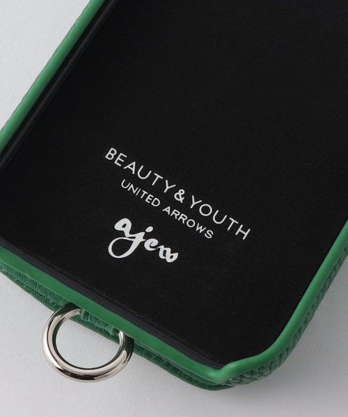 ＜AJEW＞CADENAS ジップ ストラップ iPhone 12/12 Proケース ∴