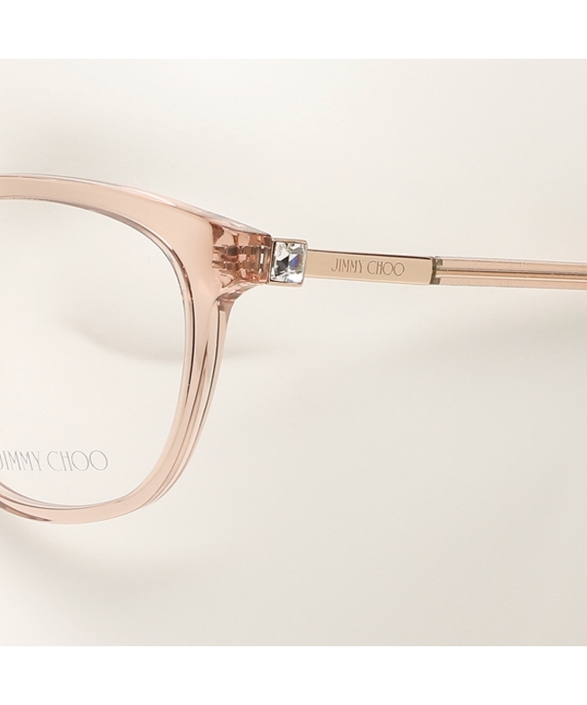 ジミーチュウ 眼鏡フレーム アイウェア レディース 52サイズ ピンク 