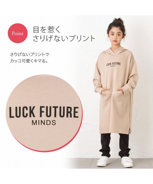 セール Mini Valman ミニ バルマン ハンサムスウェット パーカーワンピース 680 70 マックハウス キッズ Mac House Kid S D Fashion