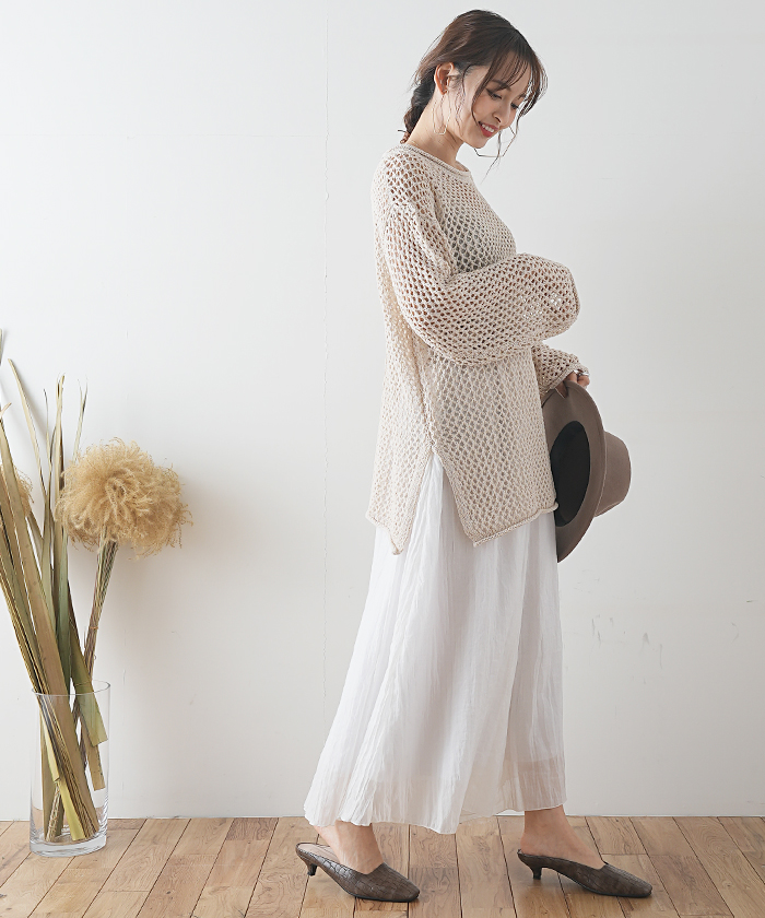別注SHEER SHORT SLEEVE TOP(FREE GREY): kotohayokozawa