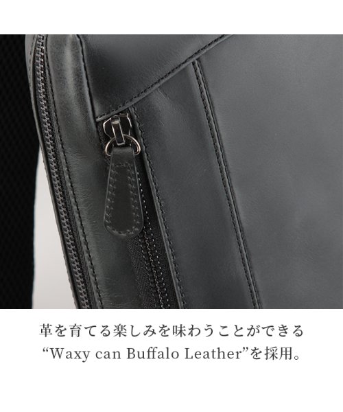 グランジオール ビジネスリュック メンズ 小さめ 薄マチ 薄型 本革 Gr305 グランジオール Grungeall D Fashion