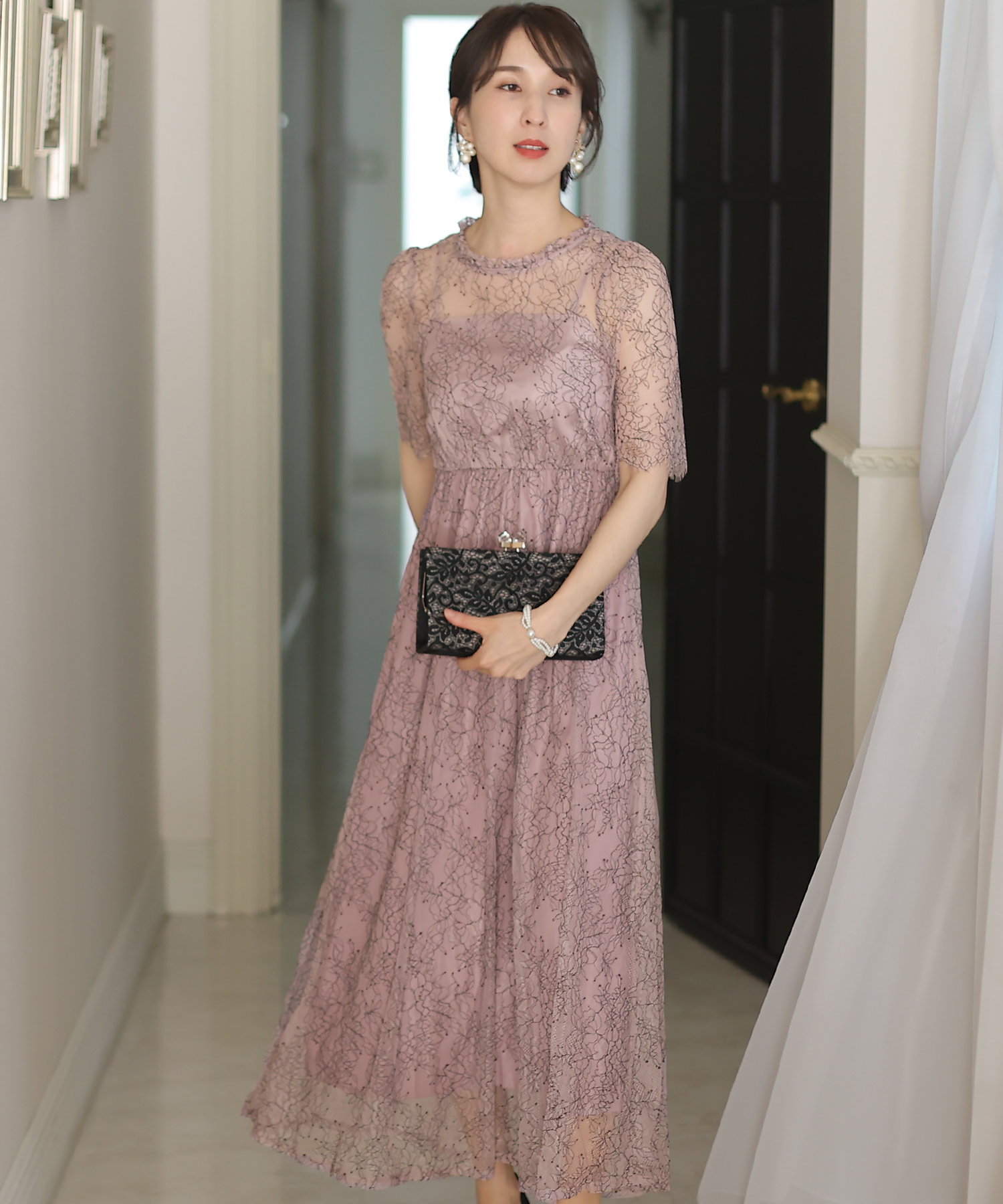 セール39%OFF】プールヴー PourVous 結婚式ワンピースドレス