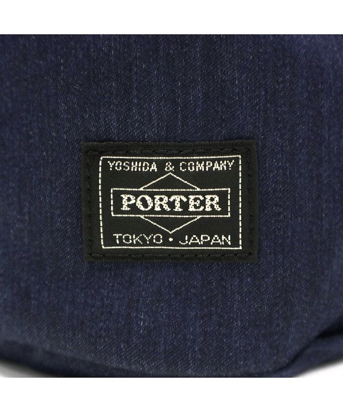 PORTER デニムショルダーバッグ 日本製 約25cm x 15cm - メルカリ