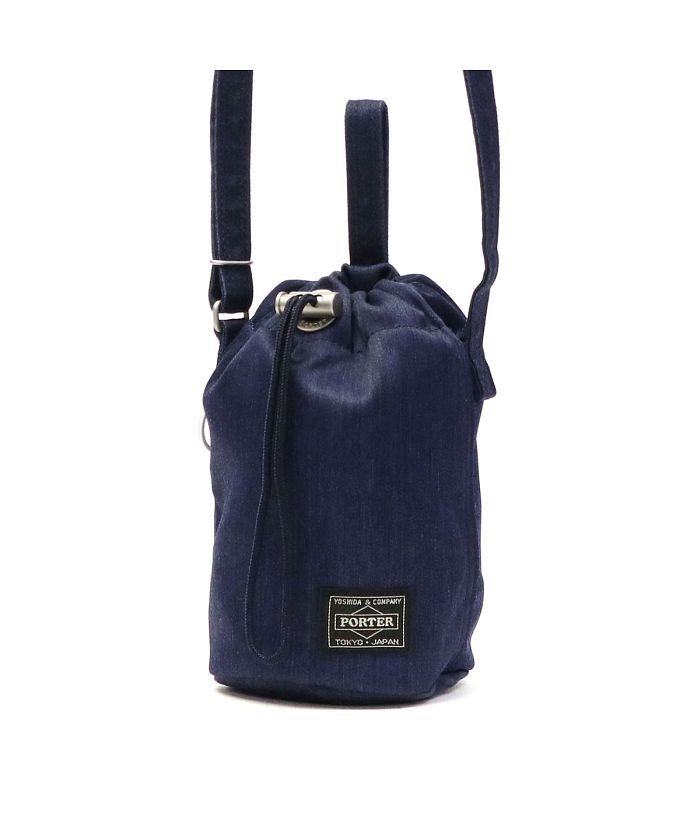 ポーター PORTER ポーター デニム ドローストリングバッグ(S ポーター PORTER ポーター デニム ドローストリングバッグ(S