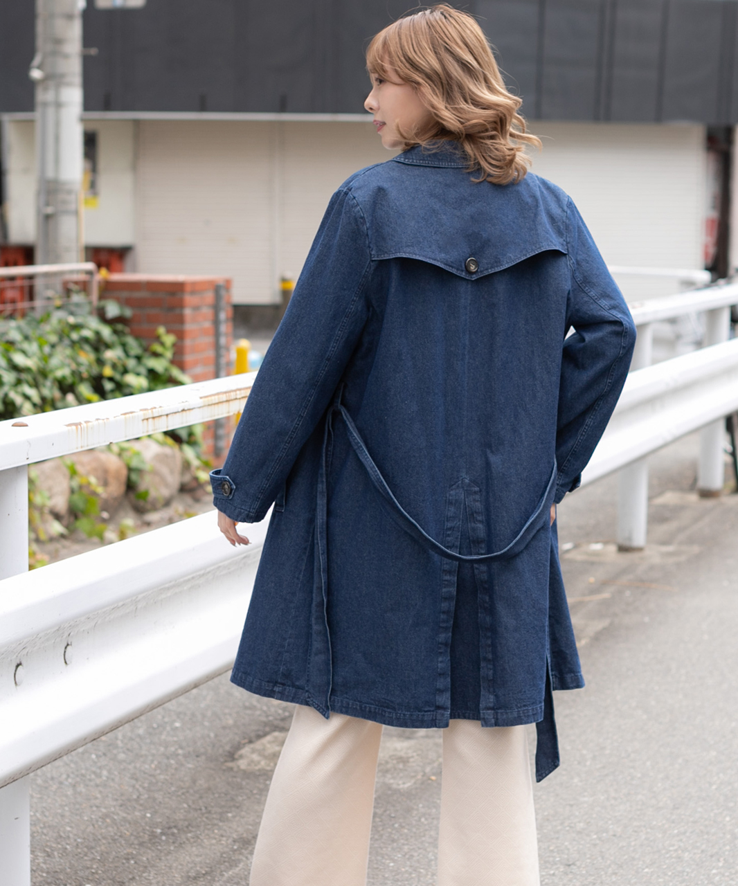 セール62%OFF】デニムトレンチコート(503852579) | アドティエ(ad thie