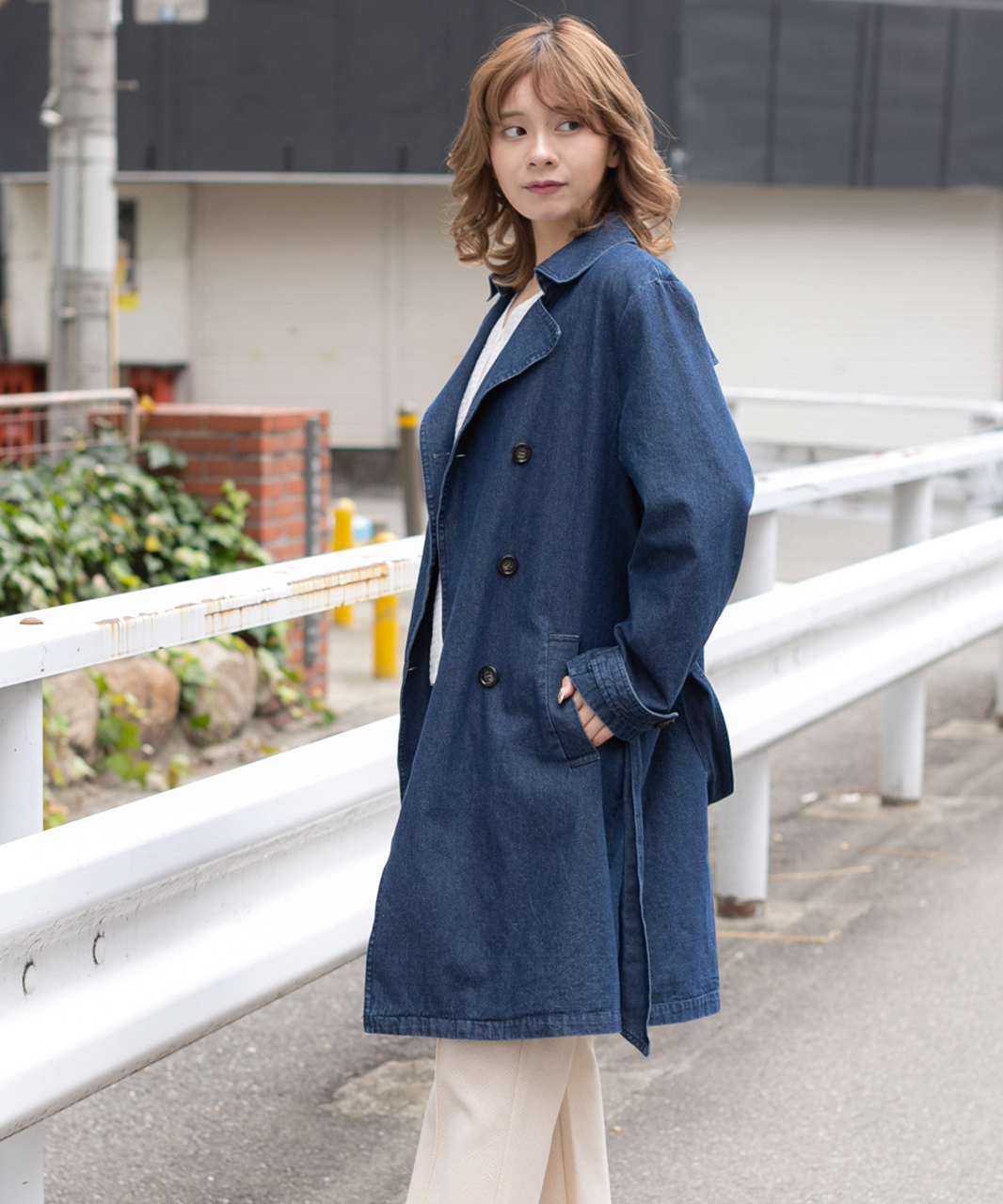 セール62%OFF】デニムトレンチコート(503852579) | アドティエ(ad thie
